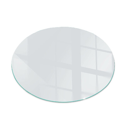 Glass hearth for stove round Color Light grey
