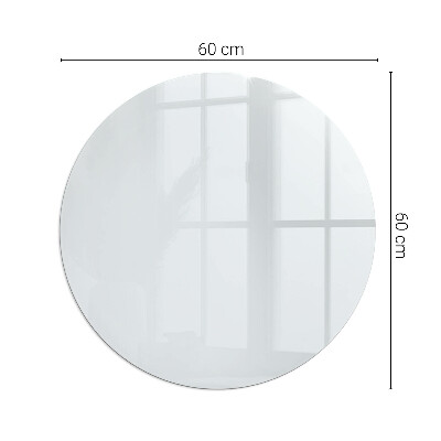 Glass hearth for stove round Color Light grey