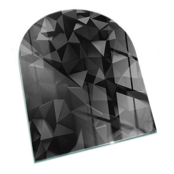 Glass hearth for log burner Three-dimensional geometry