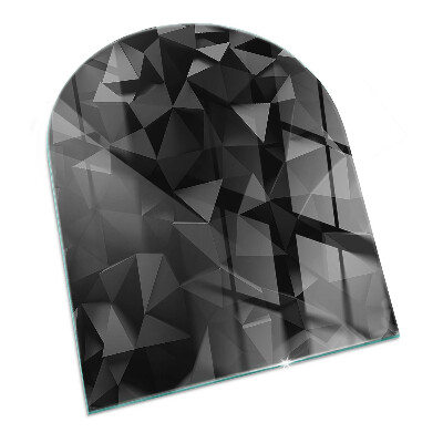 Glass hearth for log burner Three-dimensional geometry