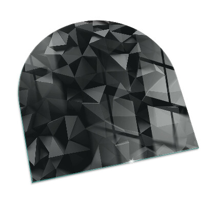 Glass hearth for log burner Three-dimensional geometry