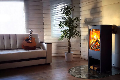 Glass hearth for log burner Three-dimensional geometry