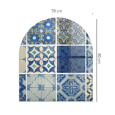 Glass hearth for log burner Ceramic tile patterns