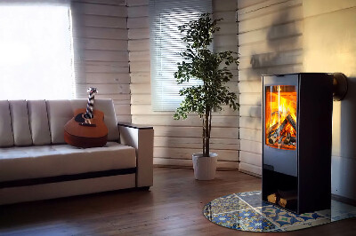 Glass hearth for log burner Ceramic tile patterns
