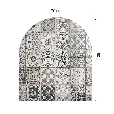 Glass hearths for wood burners Decorative tile patterns