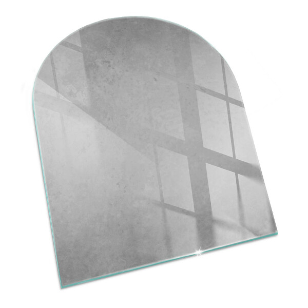 Glass hearths for wood burners Concrete texture with effect