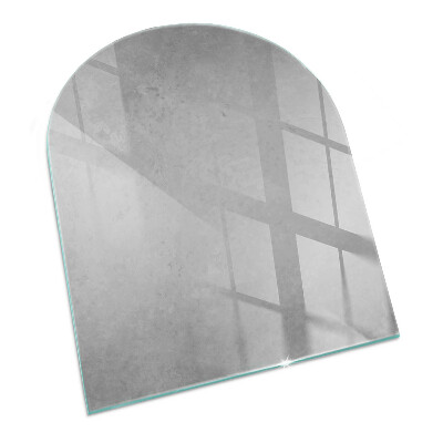 Glass hearths for wood burners Concrete texture with effect