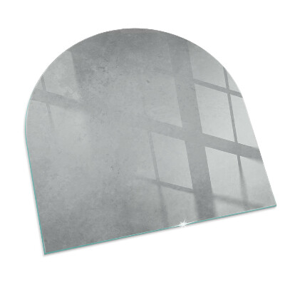 Glass hearths for wood burners Concrete texture with effect