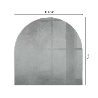 Glass hearths for wood burners Concrete texture with effect