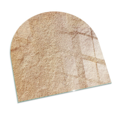 Glass hearths for wood burners Natural stone texture