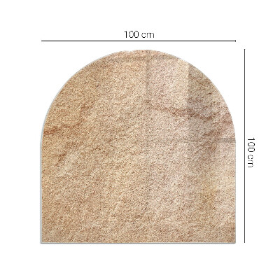 Glass hearths for wood burners Natural stone texture