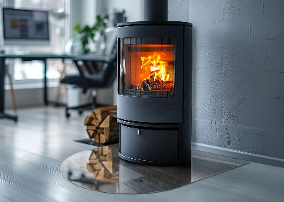 Glass hearths for wood burners Boards in various shades