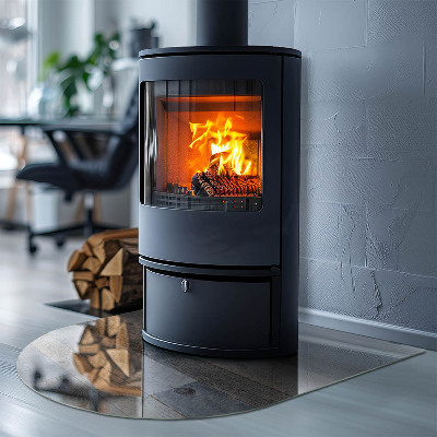 Glass hearths for wood burners Boards in various shades