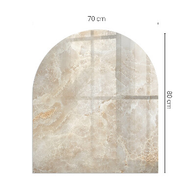 Glass hearths for wood burners Natural stone pattern