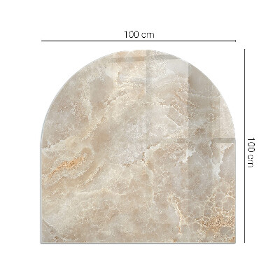 Glass hearths for wood burners Natural stone pattern