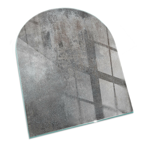 Glass hearths for wood burners Raw surface texture