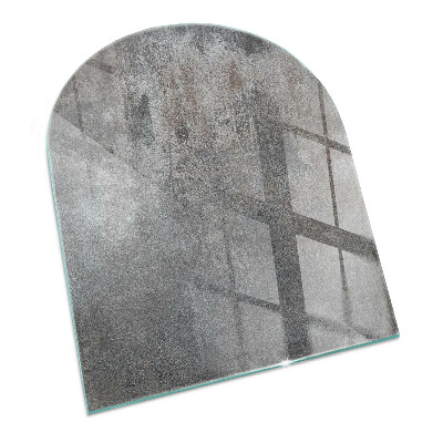 Glass hearths for wood burners Raw surface texture