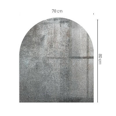 Glass hearths for wood burners Raw surface texture