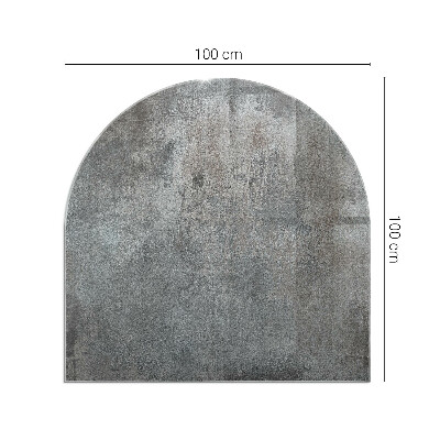 Glass hearths for wood burners Raw surface texture