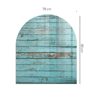 Glass hearths for wood burners Rustic style boards