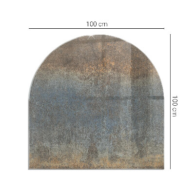 Glass hearth for log burner Abstract textured pattern