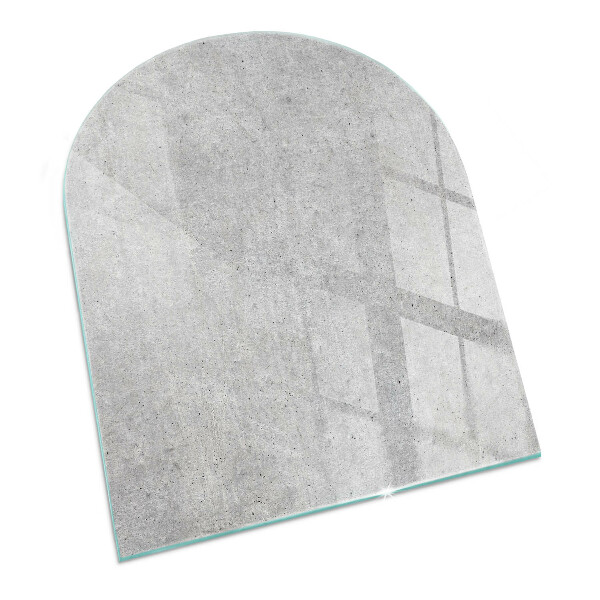 Glass hearths for wood burners Raw concrete texture