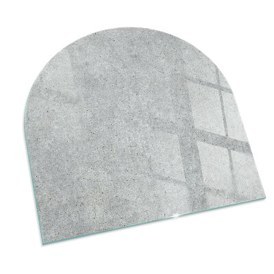 Glass hearths for wood burners Raw concrete texture
