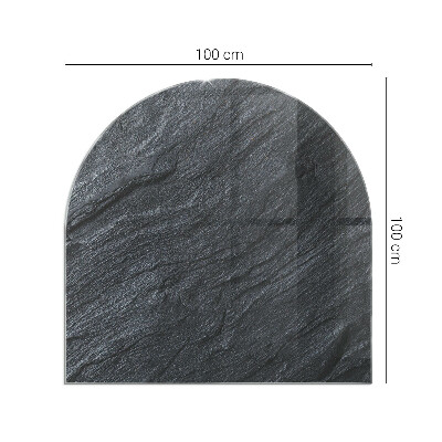 Glass hearths for wood burners Stone surface texture