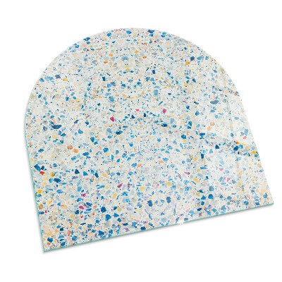 Glass hearth for log burner Abstract texture pattern
