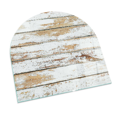 Glass hearths for wood burners A damaged wooden board
