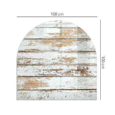 Glass hearths for wood burners A damaged wooden board