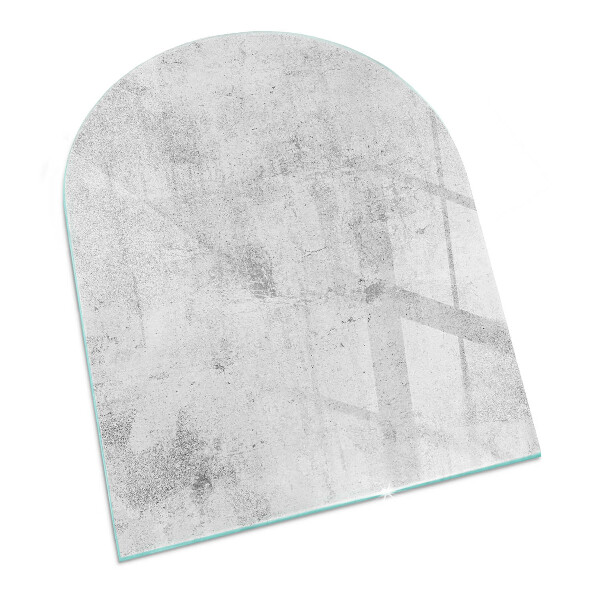 Glass hearths for wood burners Raw concrete texture
