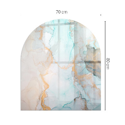 Glass hearths for wood burners Abstract fluid pattern