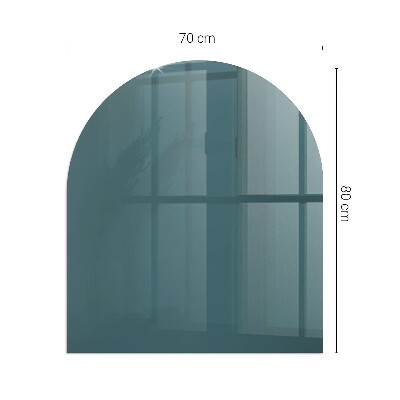 Glass hearth for log burner Sea Color