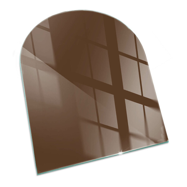 Glass hearth for log burner Color Brown
