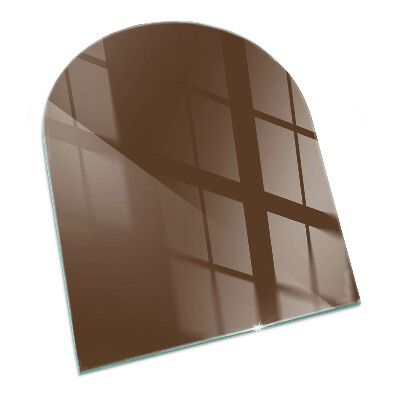 Glass hearth for log burner Color Brown