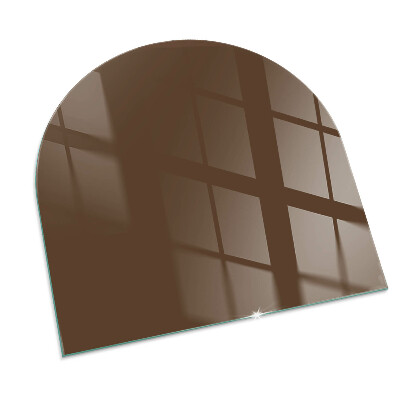 Glass hearth for log burner Color Brown