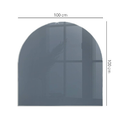 Glass hearths for wood burners Color Dark blue