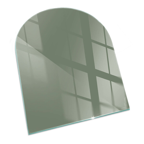 Glass hearth for log burner Color Olive