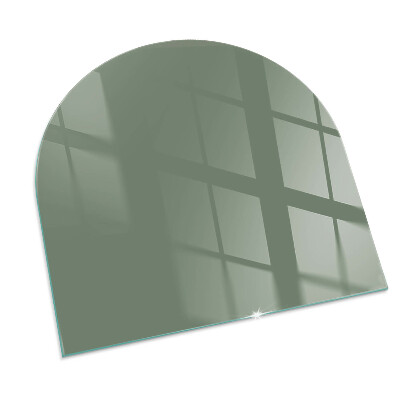 Glass hearth for log burner Color Olive