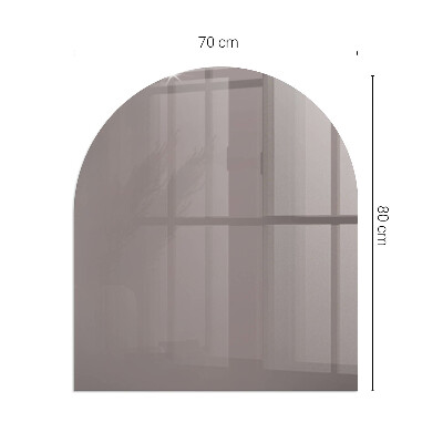Glass hearths for wood burners Color Beige