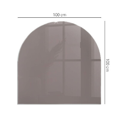 Glass hearths for wood burners Color Beige