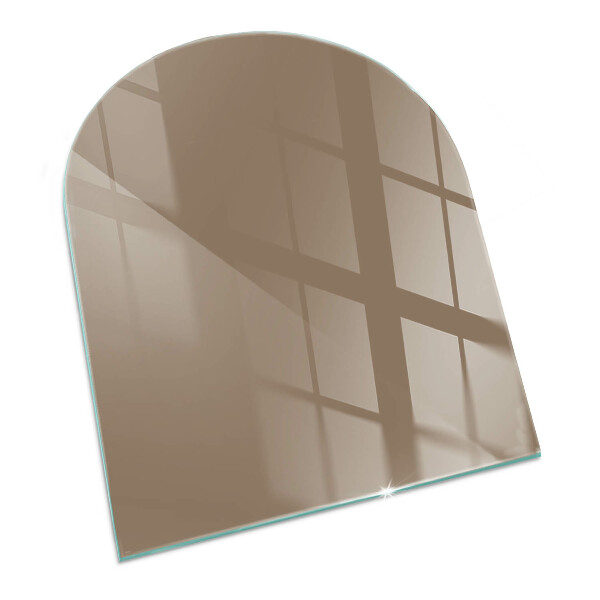 Glass hearth for log burner Color Brown