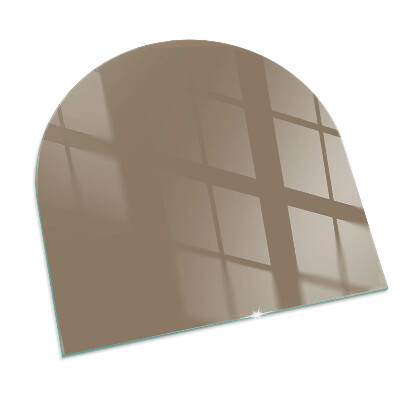 Glass hearth for log burner Color Brown