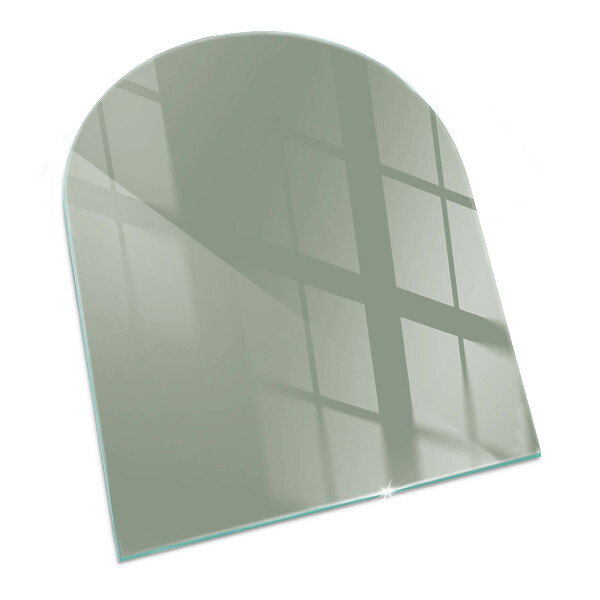Glass hearths for wood burners Color grey-green
