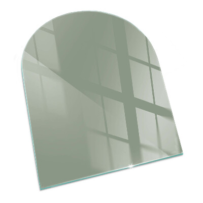 Glass hearths for wood burners Color grey-green