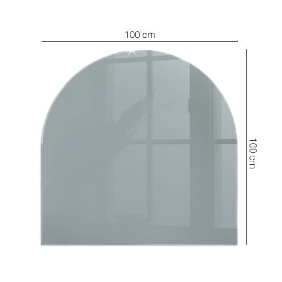 Glass hearths for wood burners Color Gray