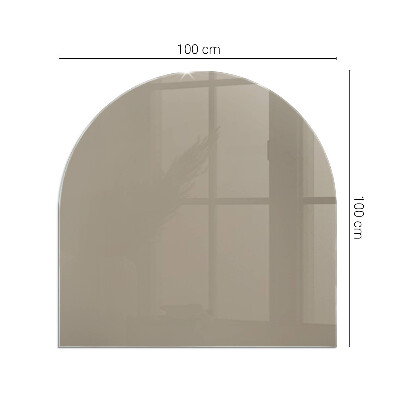 Glass hearth for log burner Color Brown