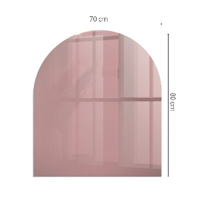 Glass hearths for wood burners Color Pink