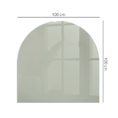 Glass hearth for log burner Color Gray-green